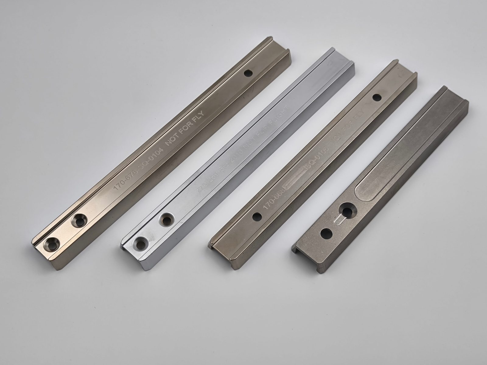 Set of AMT drive block components on a light grey surface